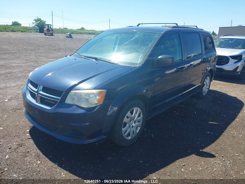2014 Dodge Caravan, Left Side, IAAI, VIN 2C4RDGBG1ER369445 — photo 2