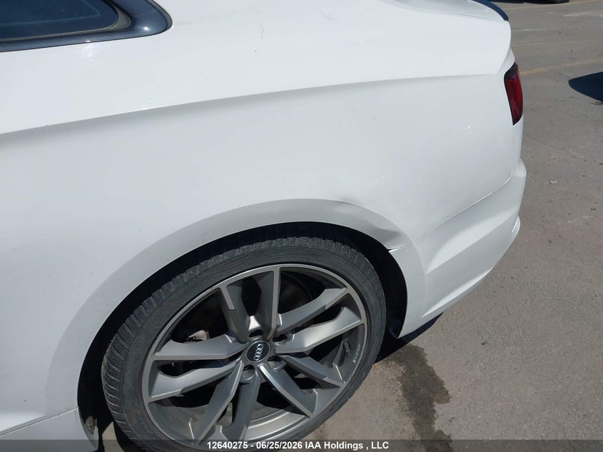 2019 AUDI A5 HATCHBACK 2.0L I-4 DI, DOHC, VVT, TURBO, 248HP