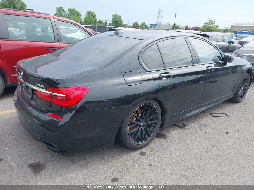 Vin: wba7b0c58jg527340, lot: 3041192, bmw 750i xdrive 20184