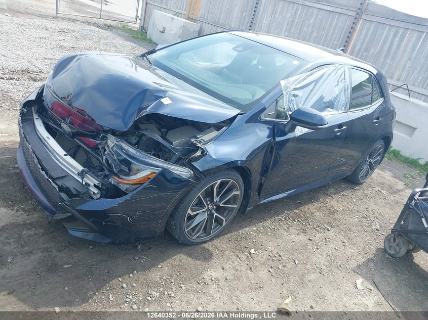 2019 Toyota Corolla, Удар спереду, IAAI, VIN JTNK4RBE2K3043598 — фото 2