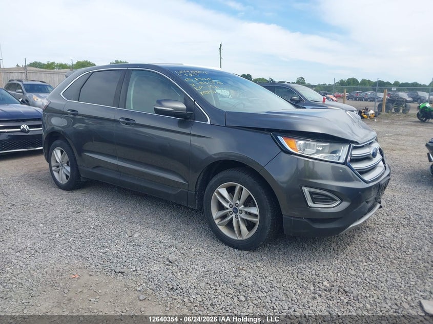 Vin: 2fmpk3j88fbb36376, lot: 3041249, ford edge sel 20151