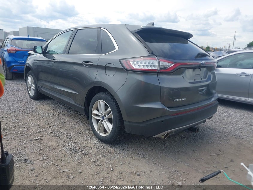 Vin: 2fmpk3j88fbb36376, lot: 3041249, ford edge sel 20153