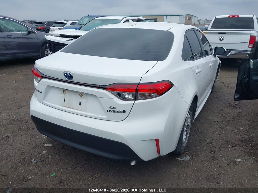 Vin: jtdbdmhe8pj000451, lot: 3041313, toyota corolla hybrid 20234