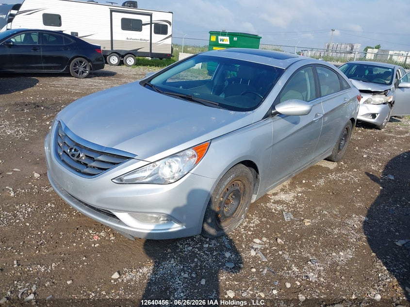 2011 Hyundai Sonata, Правый бок, IAAI, VIN 5NPEB4AC0BH175824 — фото 2