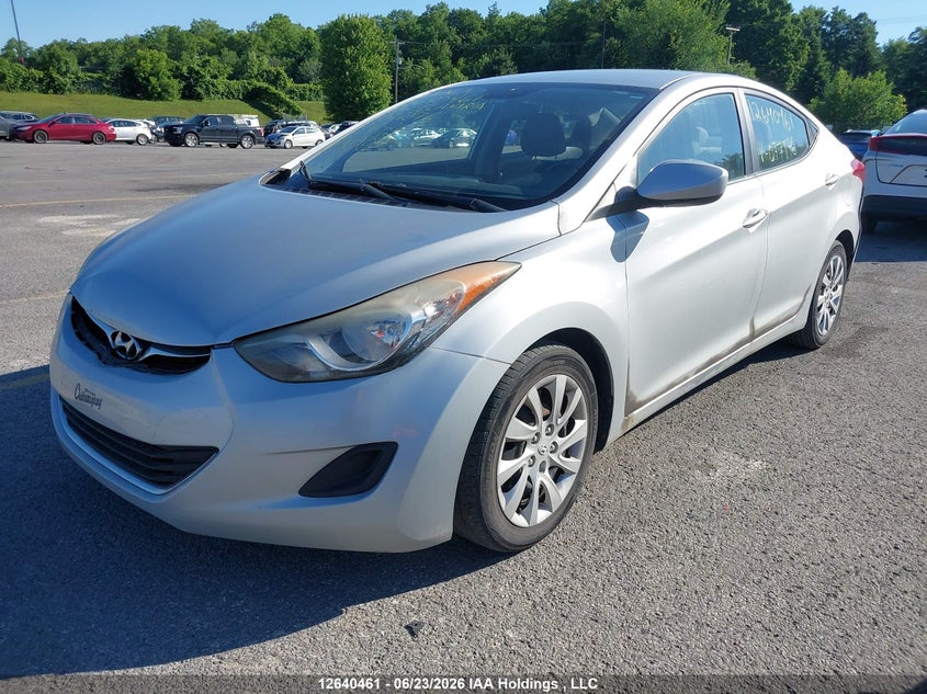 2012 Hyundai Elantra, Rear, IAAI, VIN 5NPDH4AE4CH077876 — photo 2