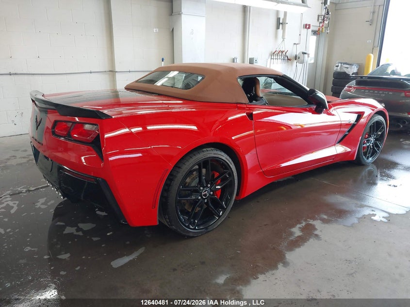 Vin: 1g1yf3d75f5124358, lot: 3041376, chevrolet corvette stingray 20154