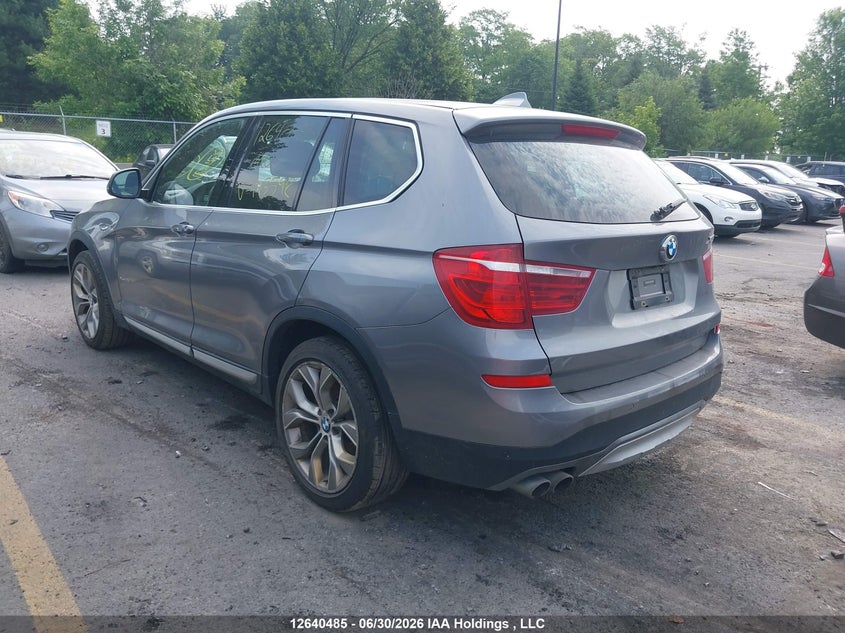 Vin: 5uxwx9c58h0t15592, lot: 3041380, bmw x3 xdrive28i 20173