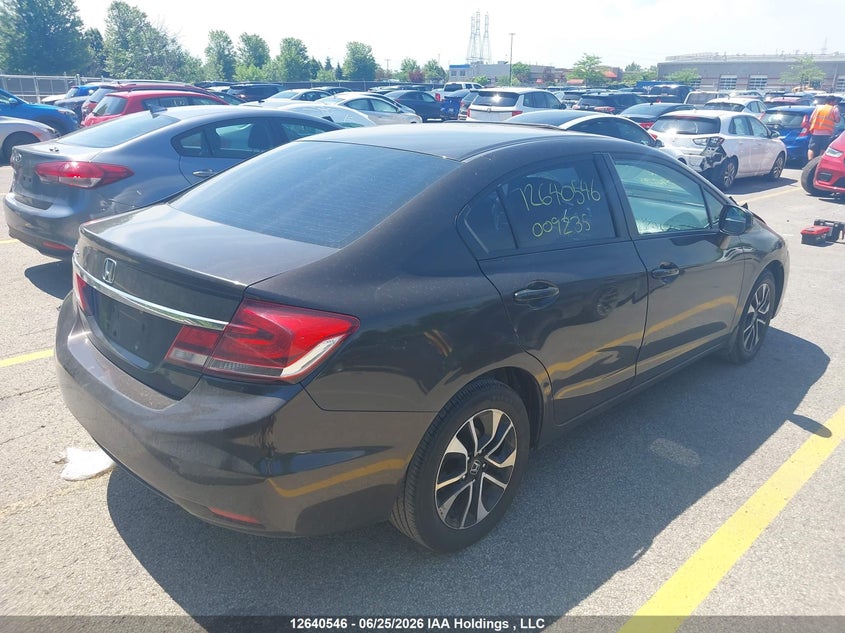 Vin: 2hgfb2f57dh009235, lot: 3041442, honda civic 20134