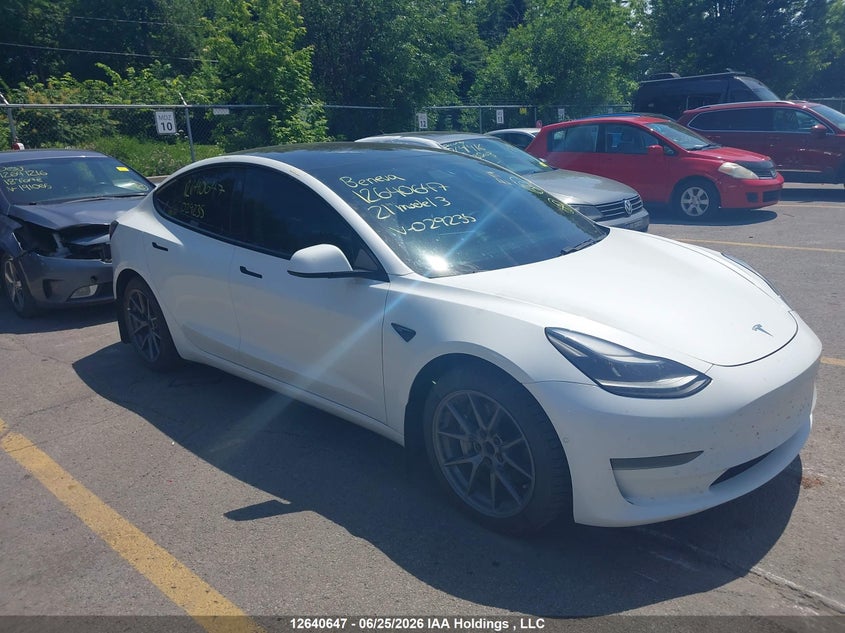 Vin: 5yj3e1ea9mf029235, lot: 3041547, tesla model 3 standard range/standard range plus 2021 img_1