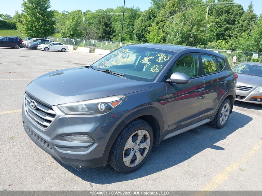 2017 Hyundai Tucson, Затоплення, IAAI, VIN KM8J2CA46HU516929 — фото 2