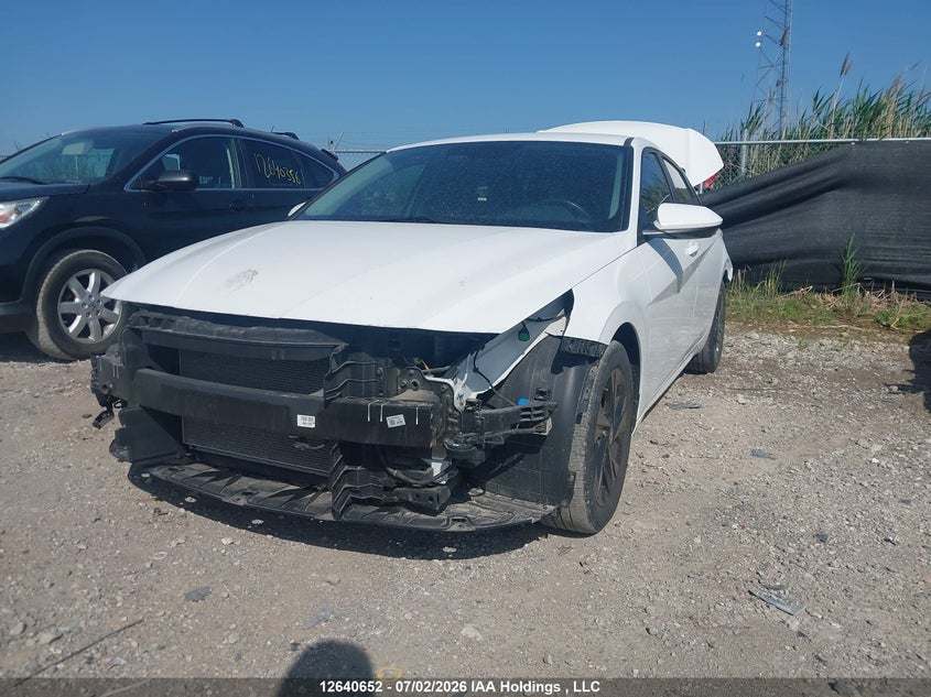 Vin: kmhlm4ag7nu215889, lot: 3041552, hyundai elantra preferred ivt 20222