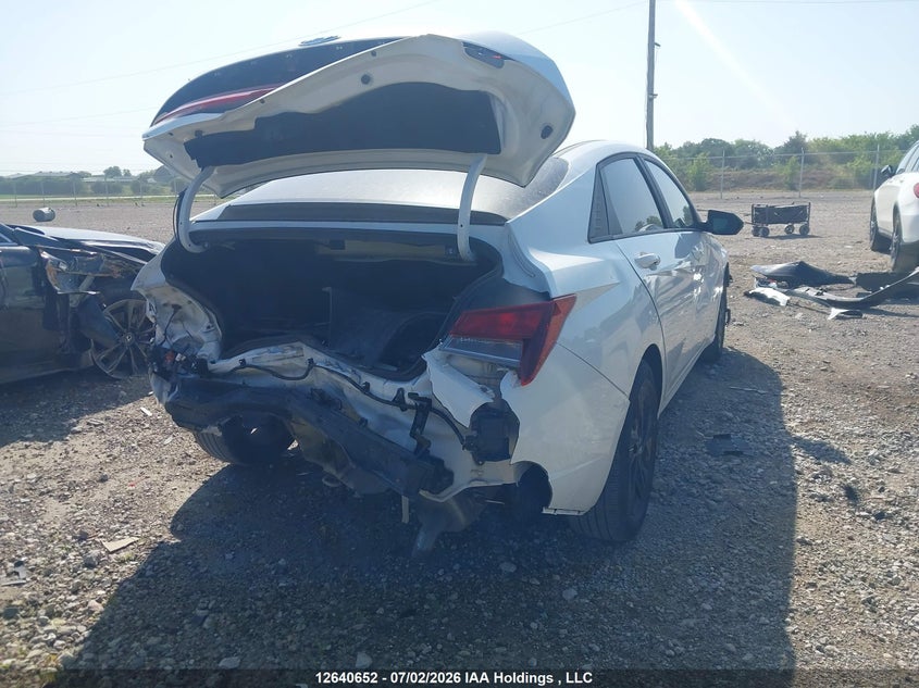 Vin: kmhlm4ag7nu215889, lot: 3041552, hyundai elantra preferred ivt 20224