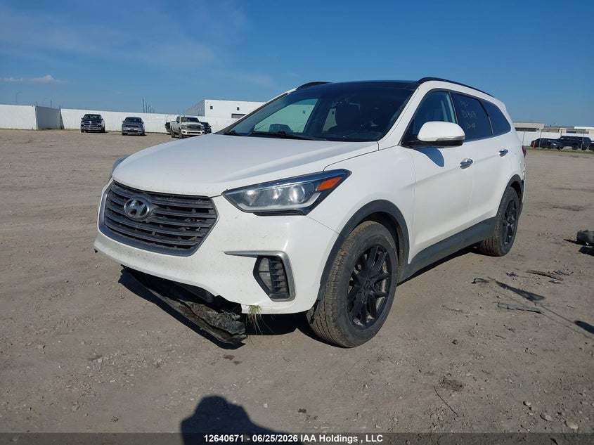 2018 Hyundai Santa Fe Xl Luxury, Удар спереди, IAAI, VIN KM8SNDHF9JU265290 — фото 2