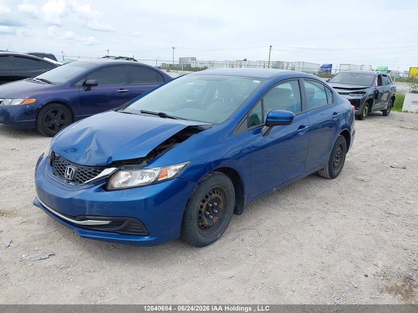 2015 Honda Civic, Front, IAAI, VIN 2HGFB2F42FH031492 — photo 2