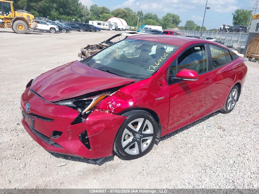 Vin: jtdkarfu8h3050563, lot: 3041587, toyota prius 20172