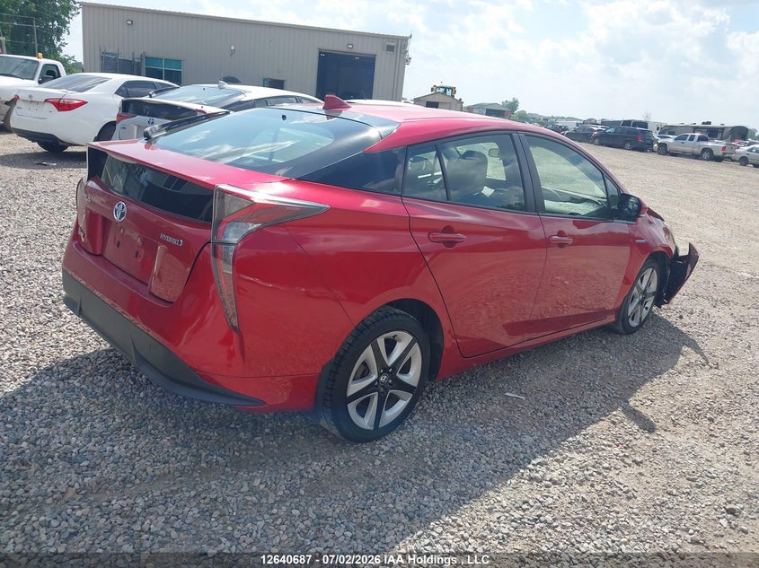 Vin: jtdkarfu8h3050563, lot: 3041587, toyota prius 20174
