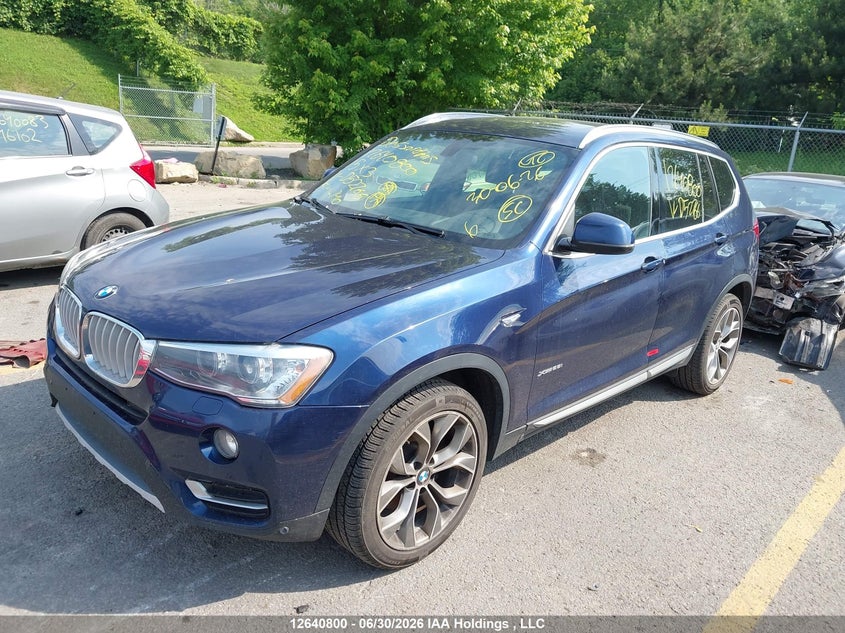 Vin: 5uxwx9c52f0d52766, lot: 3041700, bmw x3 xdrive28i 20152