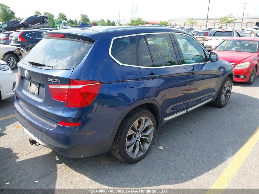 Vin: 5uxwx9c52f0d52766, lot: 3041700, bmw x3 xdrive28i 20154