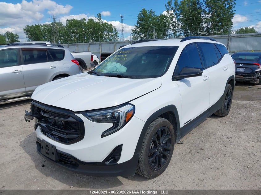 2019 GMC Terrain, Удар спереди, IAAI, VIN 3GKALVEX5KL194534 — фото 2