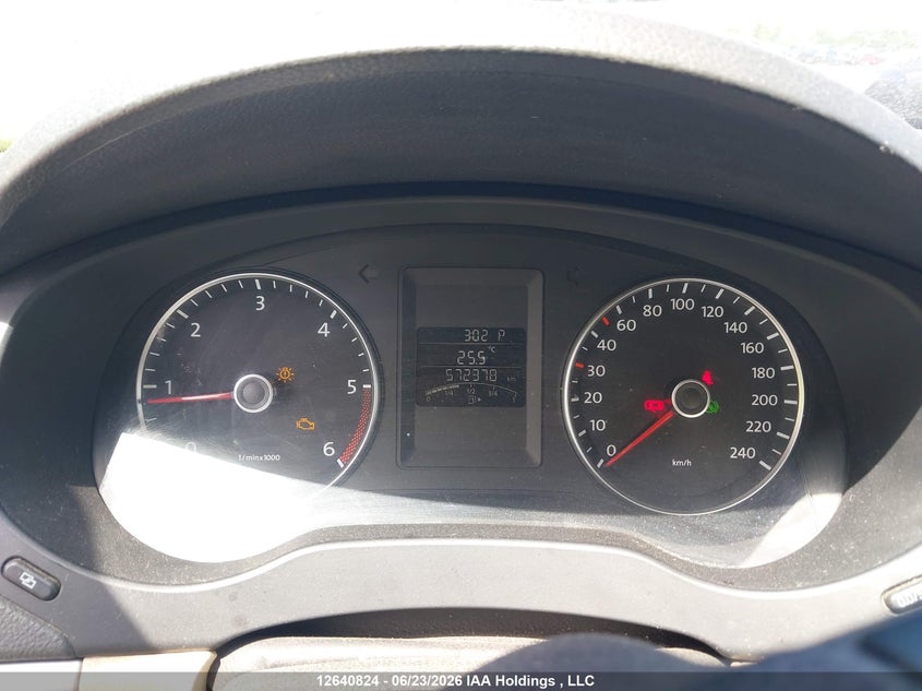 2012 VOLKSWAGEN JETTA SEDAN 2.0L I4 FI 16V NF4