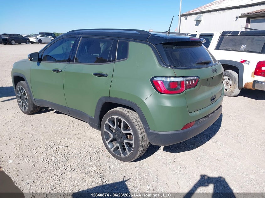 Vin: 3c4njdcb3jt364828, lot: 3041775, jeep compass limited 20183