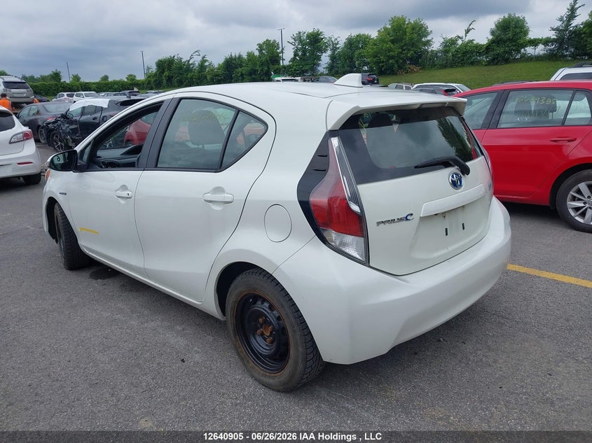 Vin: jtdkdtb38g1138072, lot: 3041806, toyota prius c technology 20163