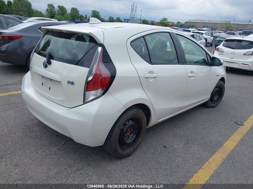 Vin: jtdkdtb38g1138072, lot: 3041806, toyota prius c technology 20164