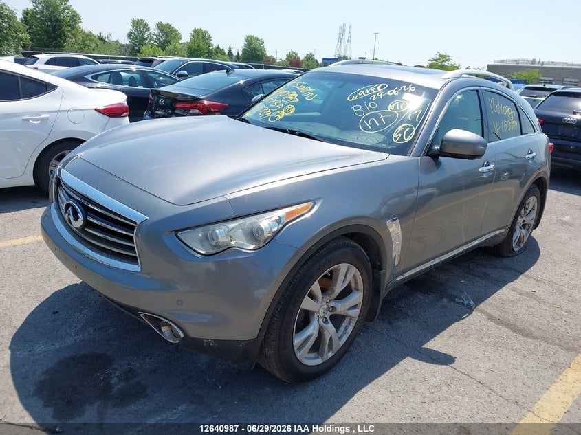 2012 Infiniti FX, Water, IAAI, VIN JN8AS1MW8CM153391 — photo 2