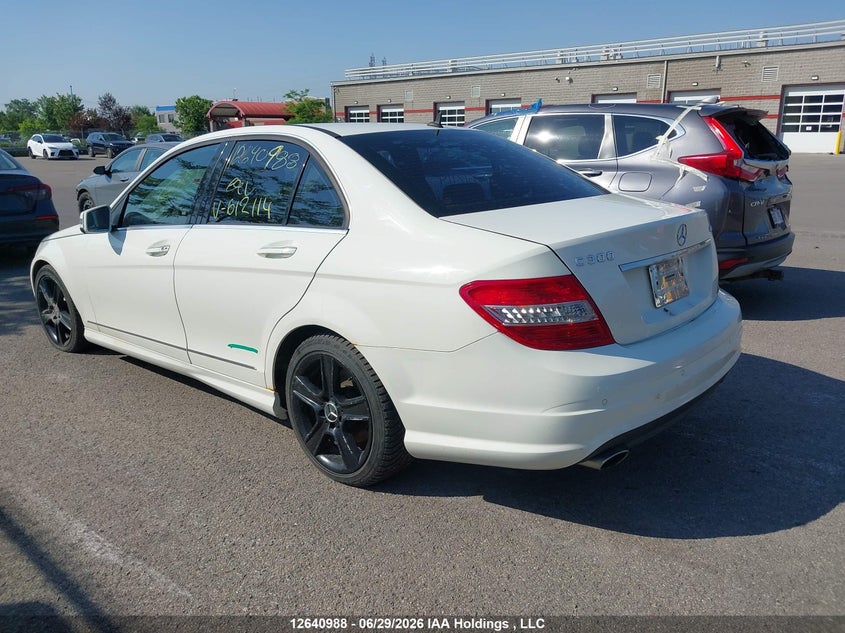 Vin: wddgf8bb5bf612114, lot: 3041889, mercedes-benz c 300 4matic 20113