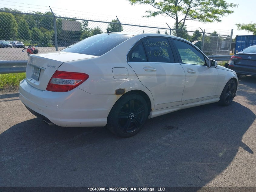 Vin: wddgf8bb5bf612114, lot: 3041889, mercedes-benz c 300 4matic 20114