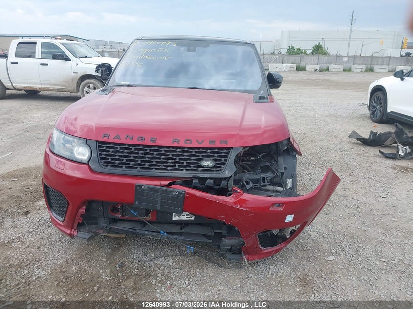2016 Land Rover Range Rover Sport V8 Supercharged VIN: SALWZ2EF7GA591076 Lot: 12640993