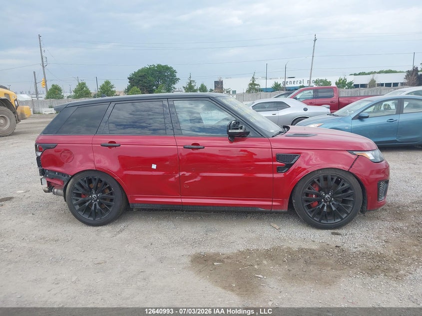 2016 Land Rover Range Rover Sport V8 Supercharged VIN: SALWZ2EF7GA591076 Lot: 12640993
