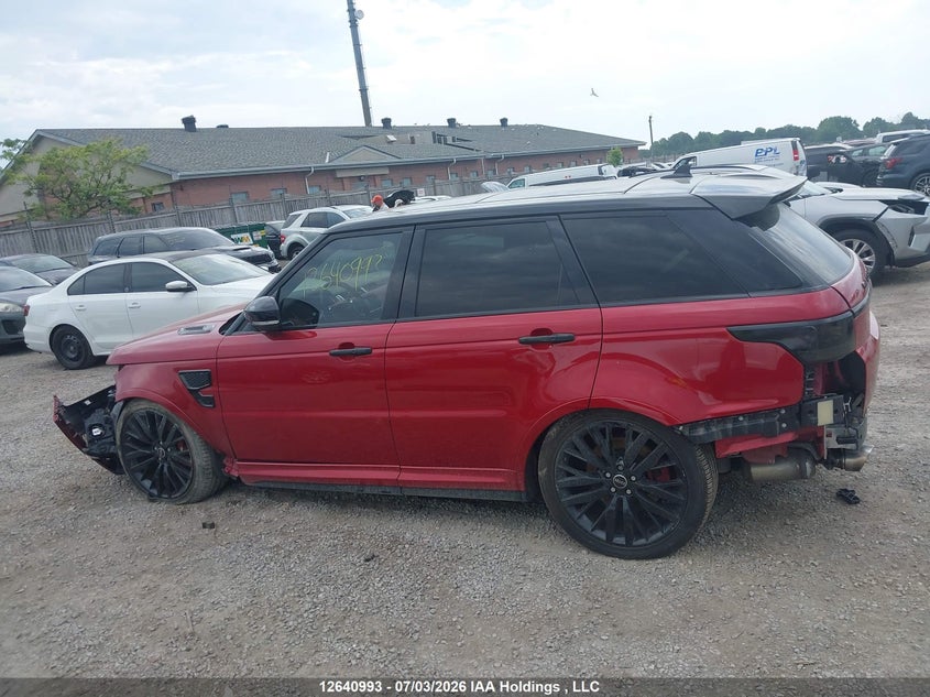 2016 Land Rover Range Rover Sport V8 Supercharged VIN: SALWZ2EF7GA591076 Lot: 12640993