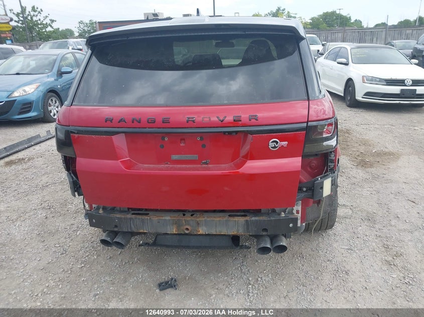 2016 Land Rover Range Rover Sport V8 Supercharged VIN: SALWZ2EF7GA591076 Lot: 12640993