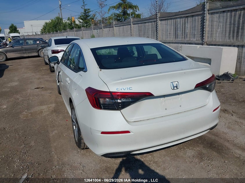 Vin: 2hgfe2f27nh129101, lot: 3041905, honda civic 20223