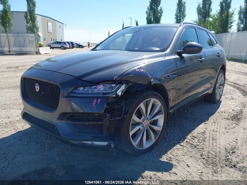 2018 Jaguar F-Pace, Удар спереди, IAAI, VIN SADCL2FN0JA263267 — фото 2