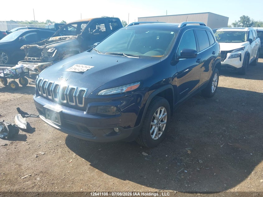 2014 Jeep Cherokee, Удар спереди, IAAI, VIN 1C4PJMCS6EW115903 — фото 2