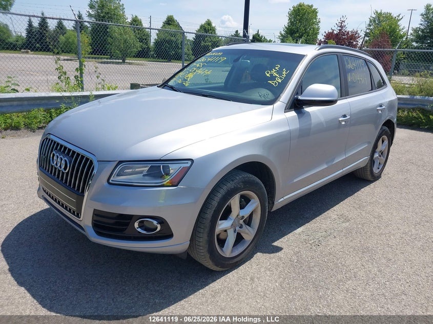 2017 Audi Q5, Левый бок, IAAI, VIN WA1C2AFP5HA014414 — фото 2