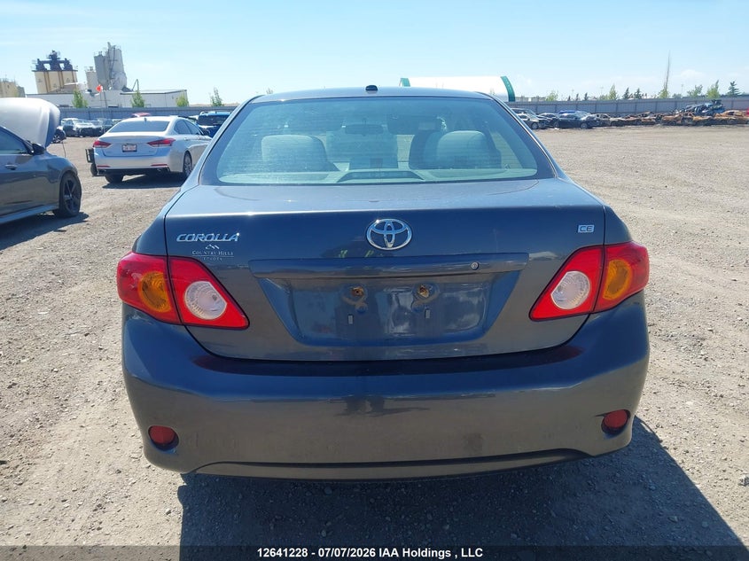 2009 TOYOTA COROLLA SEDAN 1.8L I-4 DOHC, VVT, 132HP