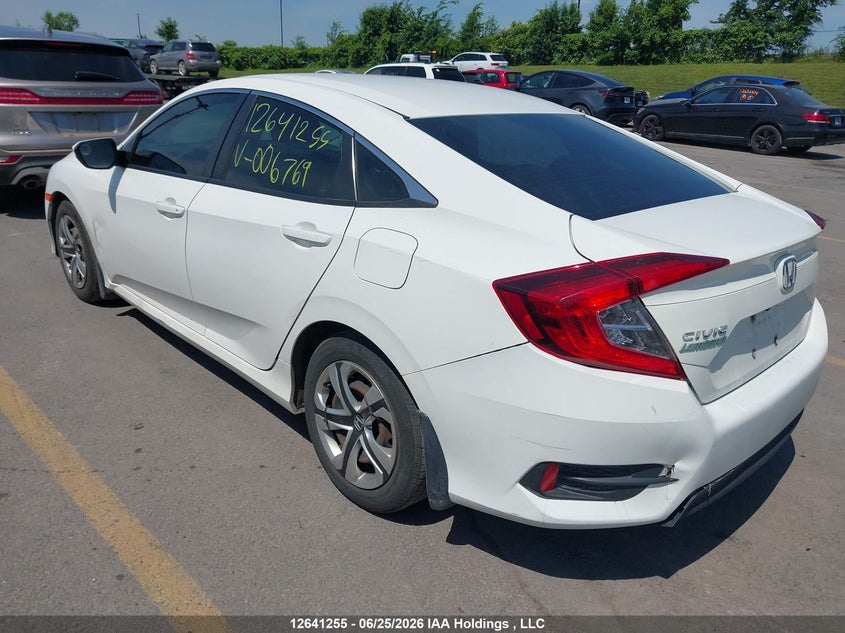 Vin: 2hgfc2f56jh006769, lot: 3042204, honda civic lx 20183