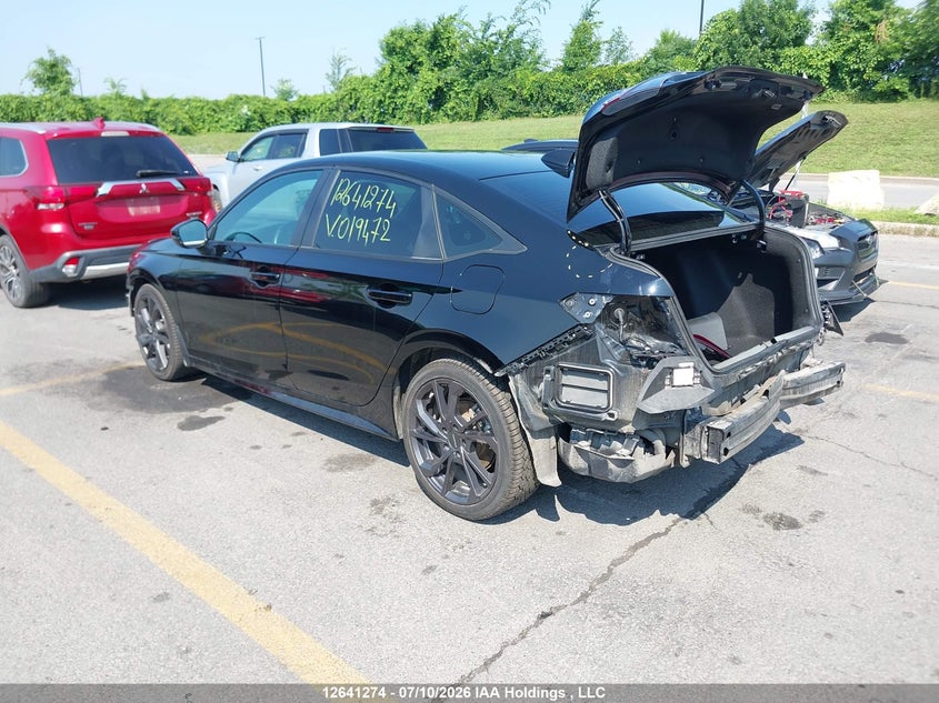 Vin: 2hgfe4f82sh019472, lot: 3042223, honda civic sport/sport touring 20253