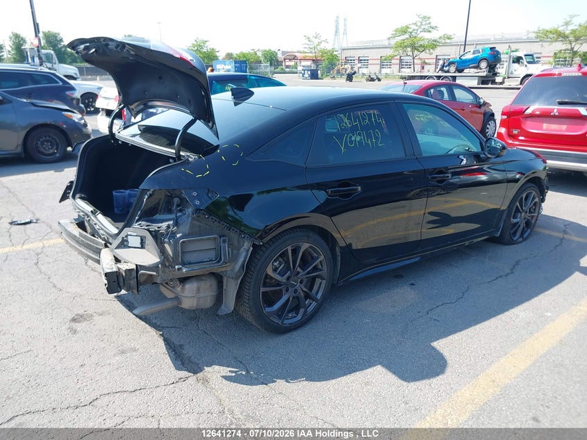 Vin: 2hgfe4f82sh019472, lot: 3042223, honda civic sport/sport touring 20254