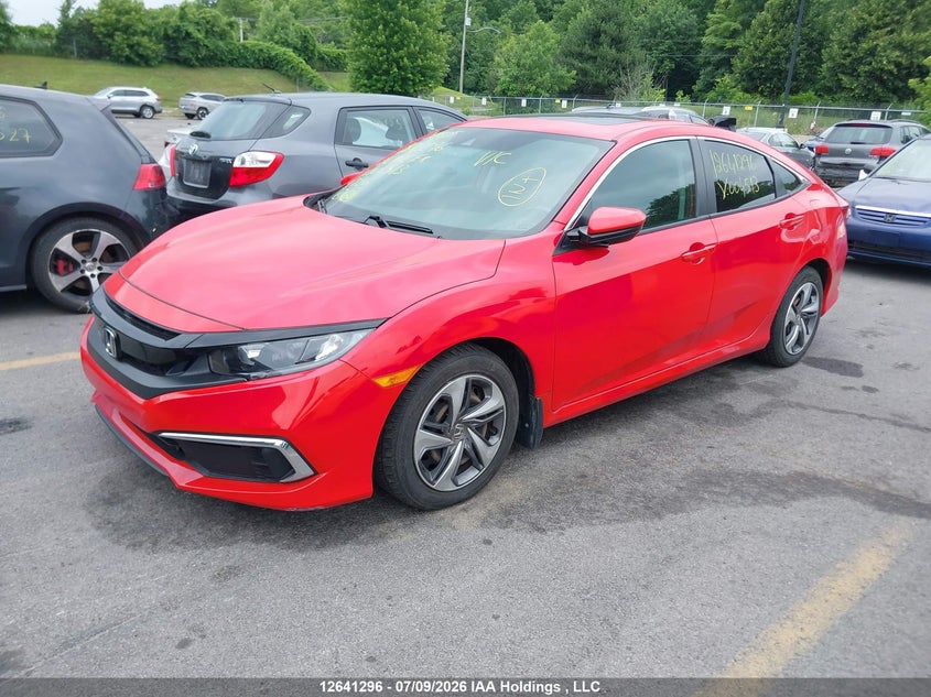 2021 Honda Civic, Затопление, IAAI, VIN 2HGFC2F78MH004513 — фото 2