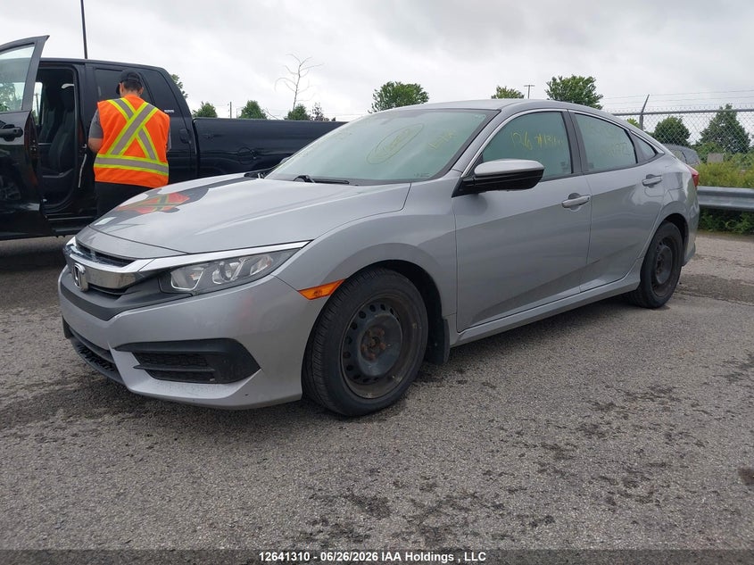 2016 Honda Civic, Затопление, IAAI, VIN 2HGFC2F58GH040723 — фото 2