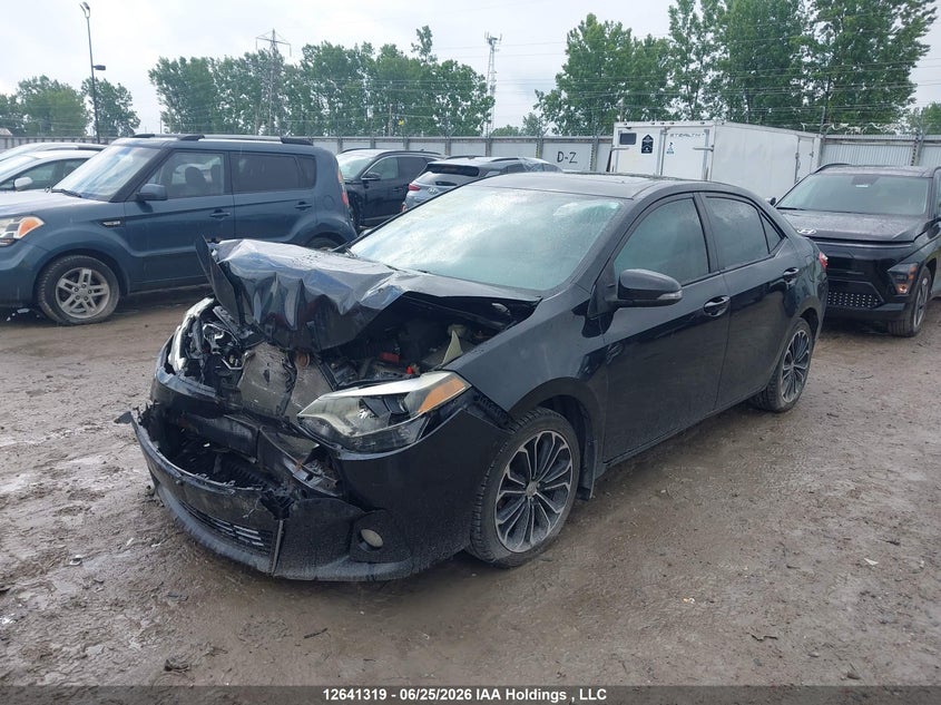 2015 Toyota Corolla, Удар спереди, IAAI, VIN 2T1BURHE8FC381029 — фото 2
