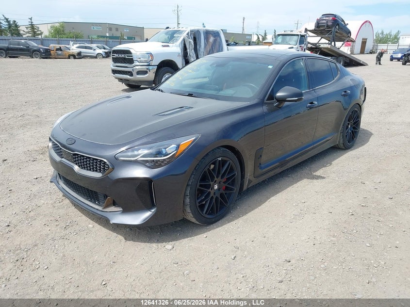 2020 Kia Stinger, Rear, IAAI, VIN KNAE55LC7L6071477 — photo 2