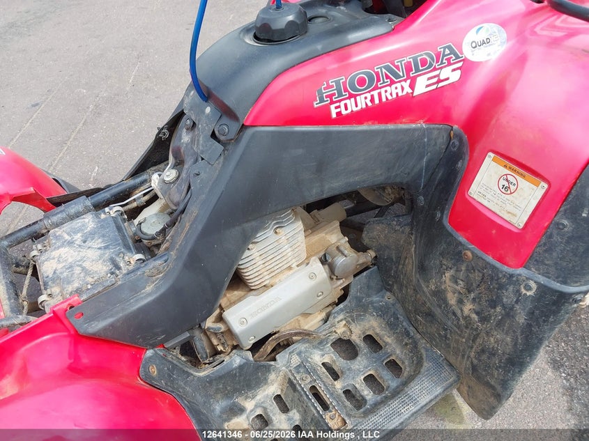 2002 Honda Trx350 Te VIN: 478TE24632A200305 Lot: 12641346