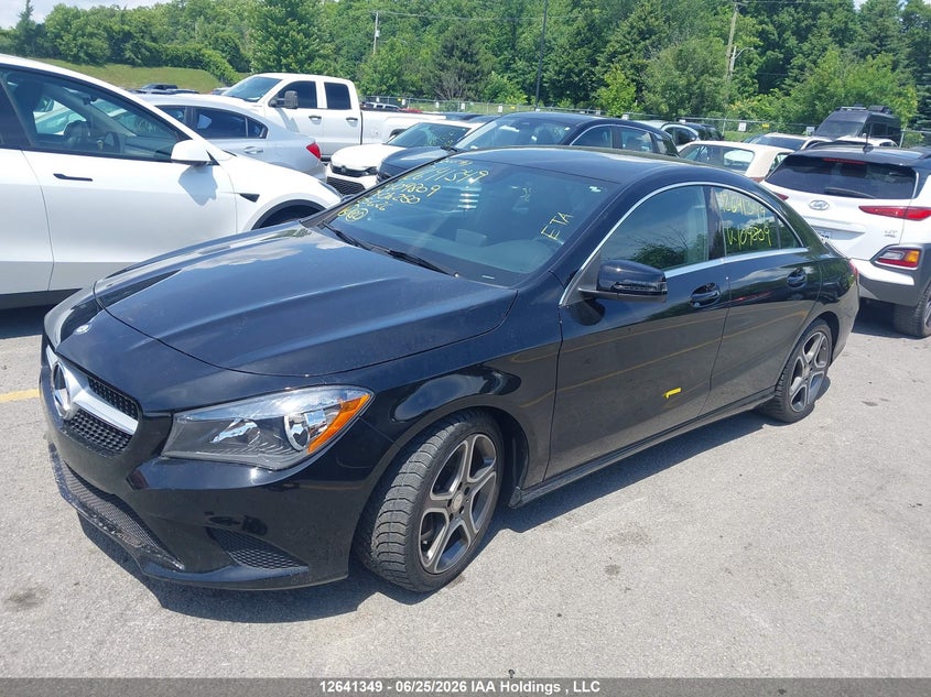 2014 Mercedes-Benz Cla 250 4Matic, Затоплення, IAAI, VIN WDDSJ4GB3EN104809 — фото 2