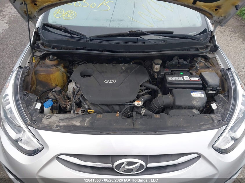 2016 Hyundai Accent VIN: KMHCT5AE2GU265075 Lot: 12641353