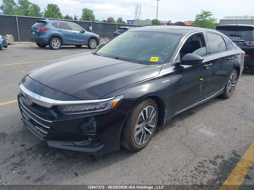 2022 Honda Accord Hybrid, Water, IAAI, VIN 1HGCV3F43NA800238 — photo 2